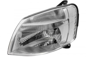 Far stanga potrivit CITROEN BERLINGO PEUGEOT PARTNER 2002-2008 - (H4, electric, cu motoras)