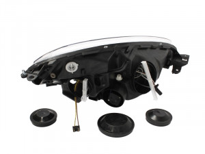 Far stanga potrivit CITROEN C4 PICASSO 2006-2010 - (H1/H7, reglaj electric, cu motoras, fundal cromat) - Img 2