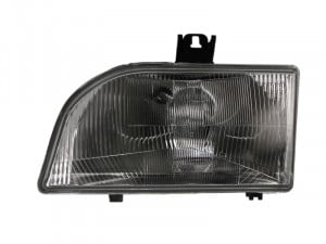 Far stanga potrivit FORD FIESTA, FIESTA III - (H4, manual, fundal negru)