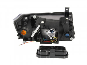 Far stanga potrivit FORD TRANSIT - (H4, electric, fundal negru) - Img 2