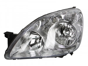 Far stanga potrivit HONDA CR-V 2005-2006 - (H1, reglaj electric, fundal cromat)