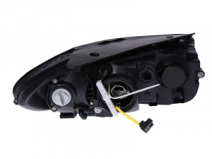 Far stanga potrivit HYUNDAI SANTA FE 2006-2009 - (H7, reglaj electric, fundal negru) - Img 2