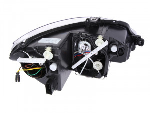 Far stanga potrivit SEAT ALTEA, ALTEA XL, LEON, TOLEDO III - (H1/H7, reglaj electric, fundal negru) - Img 2