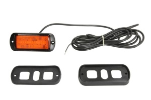 Girofar (portocaliu, 12/24V, LED, LED, 21W, rigid, 2-puncte montare, nr. programe: 1, directional; montare pe suprafete verticale; fara sincronizare; fir 3m) - Img 1