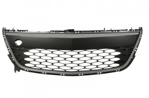 Grila bara fata cadru cromat; cu dunga cromata, plastic, crom/negru potrivit MAZDA CX-7 2007-2013 2009-2012