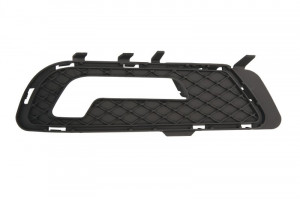 Grila bara fata Dreapta AVANTGARDE, cu locas lumini zi, plastic, negru potrivit MERCEDES E T-MODEL S212, E W212 2009-2016 2009-2013