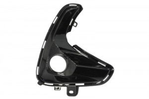 Grila bara fata dreapta cu locas lampa ceata, negru lucios potrivit TOYOTA YARIS XP21 Hatchback 01.20- - Img 1