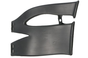 Grila bara fata potrivit Tesla MODEL X 2015-2021 - plastic, negru, conducta pt racire frana