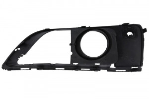 Grila bara fata stanga cu locas lampa ceata, cu locas senzor parcare, plastic, negru, LUXURY potrivit BMW 2 Active Tourer F45, F46, 2 Gran Tourer F46 09.14-12.18 - Img 2