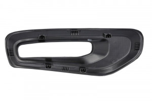 Grila bara fata stanga/dreapta superior, 2 buc. set, cu locas lampa ceata, plastic, negru potrivit RAM TRUCK RAM V 05.18- - Img 2