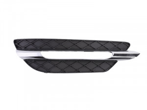 Grila bara fata stanga potrivit MERCEDES Clasa C T-MODEL (S204), C (W204) 2011-2014 - AVANTGARDE/ELEGANCE, cu locas lumini zi, negru/crom - Img 4