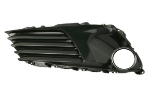 Grila bara fata stanga potrivit Toyota AURIS E18 2015-2018 - plastic, negru lucios