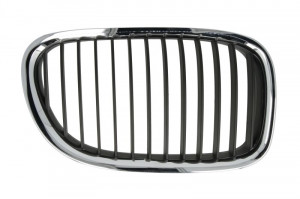 Grila radiator Dreapta potrivit BMW 7 (F01, F02, F03, F04) 3.0-6.0 2008-2015 pana in 2012 - (crom/negru)