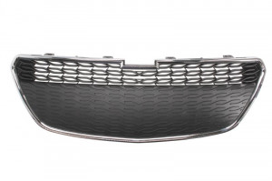 Grila radiator Inferior potrivit CHEVROLET SPARK 1.0-Electric 2010-2015 - (crom/negru)