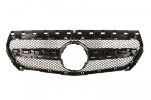 Grila radiator Mijloc potrivit MERCEDES CLA (C117), CLA SHOOTING BRAKE (X117) 1.5D-2.2D 2013-2019 2013-2019 - (pachet AMG, interior, negru)