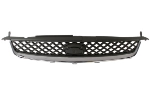 Grila radiator potrivit FORD FIESTA V 1.25-2.0 2001-2010 pana in 2008 - (crom)