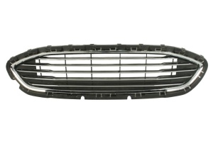 Grila radiator potrivit FORD FIESTA VII 2017-2021 - (banda; diesel; inchis; crom/negru)