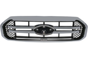 Grila radiator potrivit FORD RANGER 2018-2021 - (crom/negru)