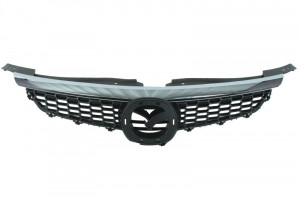 Grila radiator potrivit MAZDA CX-9 3.5/3.7 dupa 2006 2007-2012 - (cu dunga, crom/negru)
