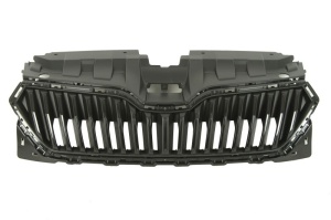 Grila radiator potrivit SKODA FABIA III 1.0-1.6 2014-2022 dupa 2018 - (negru)