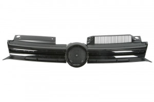 Grila radiator potrivit VW GOLF 6 1.2-Electric 2008-2016 - (inchis, negru, TÜV)