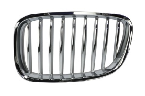 Grila radiator stanga crom/argintiu potrivit BMW 5 GRAN TURISMO F07 2013-2017