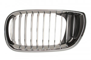 Grila radiator Stanga potrivit BMW 3 (E46) 1.6-3.2 1997-2007 pana in 2001 - (pentru caroserie break; salon, crom)
