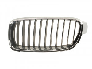 Grila radiator Stanga potrivit BMW 3 (F30, F80), 3 (F31) 1.5-3.0H 2011-2019 - (crom/negru)
