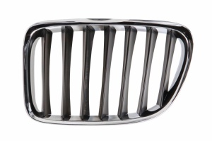 Grila radiator Stanga potrivit BMW X1 (E84) 1.6-3.0 2009-2015 pana in 2015 - (crom/negru)