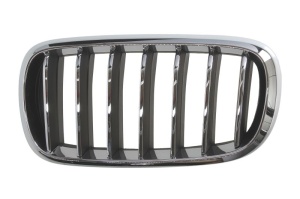 Grila radiator Stanga potrivit BMW X5 (F15, F85), X6 (F16, F86) 2.0D-4.4 2013-2019 - (PURE EXCELLENCE, crom/negru)