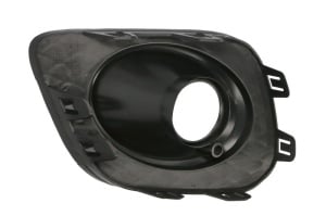 Grila ventilatie bara fata dreapta potrivit MERCEDES GLB X247 dupa 2019 - (cu orificii lampa ceata, negru) - Img 2