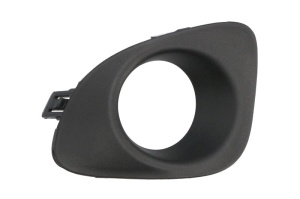 Grila ventilatie bara fata dreapta potrivit TOYOTA COROLLA CROSS dupa 2020 - (vehicule hibrid, cu orificii lampa ceata, negru, XSE)