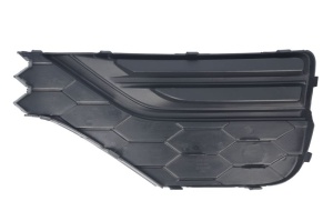 Grila ventilatie bara fata dreapta potrivit VW AMAROK 2H 2016-2022 - (cu dungă neagra, plastic, negru) - Img 2