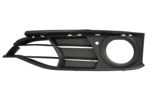 Grila ventilatie bara fata stanga potrivit BMW 3 GRAN TURISMO F34 2013-2020 - (cu orificii lampa ceata, plastic, negru)