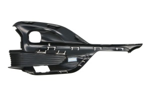 Grila ventilatie bara fata stanga potrivit FORD PUMA 2 dupa 2019 - (cu orificii lampa ceata, plastic, negru lucios, ST) - Img 2