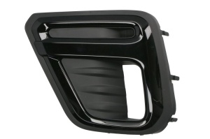 Grila ventilatie bara fata stanga potrivit SUBARU FORESTER SK 2019-2021 - (cu dungă neagra, cu orificii pentru lumini de zi, negru)