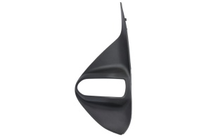 Grila ventilatie bara fata stanga potrivit TOYOTA PRIUS + W4, PRIUS IV W5, PRIUS PLUG-IN hibrid W52 dupa 2016 - (cu orificii pentru lumini de zi, plastic, negru)