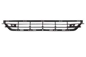Grila ventilatie bara protectie potrivit VOLVO S60 II 2013-2019 - (cu orificii senzor parcare, plastic, negru)
