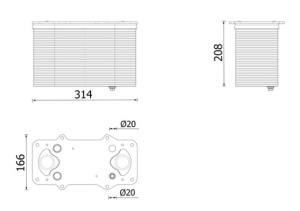 Intercooler EURO 6 potrivit MAN TGX II D3876LF10/D3876LF11/D3876LF12 02.20- - Img 4