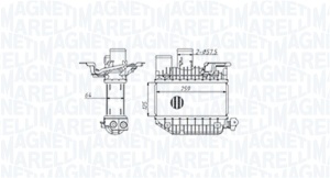Intercooler potrivit TOYOTA AVENSIS, AVENSIS VERSO, COROLLA, COROLLA VERSO 2.0D 10.99-03.09 - Img 3