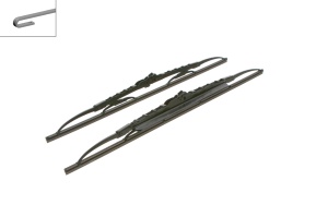 Lamela stergator fata (blister, 1 set=2buc) cadru cu spoiler NR. 551S TWIN 550/500mm - Img 4