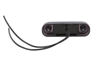 Lumina delimitare stanga/dreapta, forma: oval, fumuriu/alb, LED, inaltime 24mm; latime 84mm; adancime 25mm lungime cablu 240mm, 12/24V (IP6K9K) - Img 2