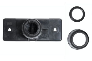 Lumina delimitare stanga/dreapta, galben, LED, inaltime 70mm; latime 92mm; adancime 36mm, surub/fixare orizontala, 24V (IP5K9K) - Img 2