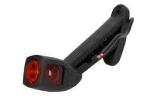 Lumina delimitare stanga/dreapta, portocaliu/rosu/alb, LED fara prindere, pe brațul lung, 24V - Img 3