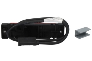 Lumina delimitare stanga/dreapta; UNIFAB, forma: dreptunghiular, rosu, LED, inaltime 32mm; latime 130mm lungime cablu 500mm, fara prindere, 10/12/24/30V (conector: CLICK-IN/P&R, IP6K9K, UNIFAB) - Img 2