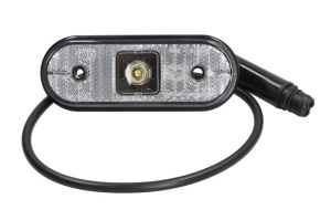 Lumina delimitare stanga/dreapta; UNIPOINT I, alb, LED, lungime cablu 500mm (conector: ASS3 3PIN, UNIPOINT I) - Img 1