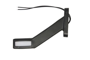 Lumina delimitare stanga, portocaliu/rosu/alb, LED lungime cablu 240mm, pe brațul lung, 12/24V (tip: neon) - Img 2