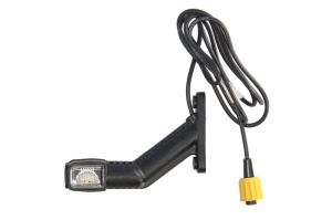 Lumina delimitare stanga; SUPERPOINT IV, portocaliu/rosu/alb, LED lungime cablu 2000mm, pe brațul lung, 12/24V (conector: ASS2, SUPERPOINT IV) - Img 1