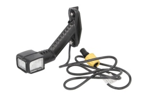 Lumina delimitare stanga; SUPERPOINT IV, portocaliu/rosu/alb, LED lungime cablu 1500mm, pe brațul lung, 12/24V (conector: ASS2, IP69K, SUPERPOINT IV) - Img 3