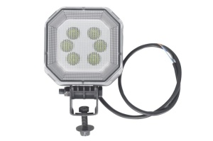 Lumina lucru (LED, 12/24V, 8W, 800lm, numar diode: 6, inaltime: 98mm, latime: 98mm, adancime: 53mm, lungime cablu: 0,2m, lumina dispersata) - Img 1